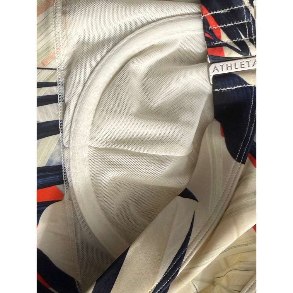 Athleta Tropical Leaf Print Sports Bra Twist Back Support 34D/DD - Picture 10 of 13